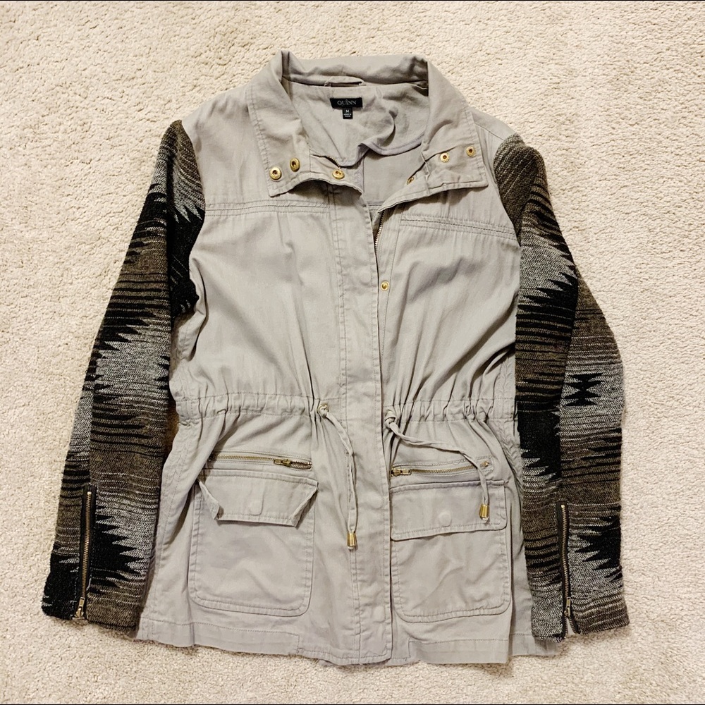 ❗️SOLD❗️🌿 Lightweight Cargo Anorak Jacket